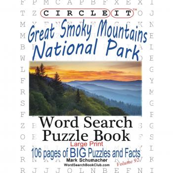Libro de Rompecabezas y Búsqueda de Palabras sobre el Parque Nacional de las Grandes Montañas Humeantes