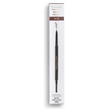Makeup Revolution Precise Brow Pencil - Precise Eyebrow Pencil with Brush, Shade Medium Brown, 0.05 g