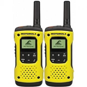 Motorola A9P00811YWCMAG, Walkie Talkie, 2 Unidades, Amarillo/Negro