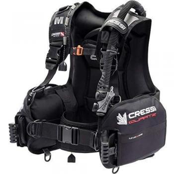 Cressi Quartz BCD Dive Center Edition Chaleco de Buceo, Unisex-Adult, Negro, XL