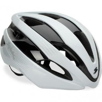 Casco de Ciclismo Spiuk Eleo Blanco/Plata Talla S