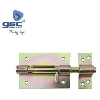Pasador cerrojo orificio candado 70mm bricomatado GSC 003802741 - Acero