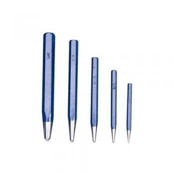 Punzón Central para Metal de Alta Calidad - Granete de Trazar Hexagonal 6 mm - Medidas del Punzón: 10 mm
