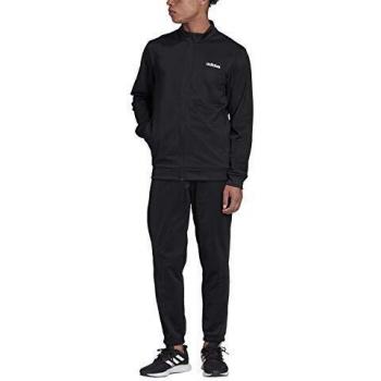 adidas MTS Lin Tric Chándal, Hombre, Top:Black Bottom:Black, M