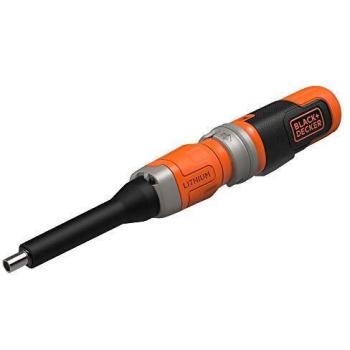 Atornillador inalámbrico Black+Decker BCF602C 3.6V con batería de litio y 5 puntas de atornillado