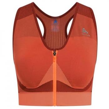 Odlo Sujetador Deportivo Seamless Impacto Medio Naranja M Mujer