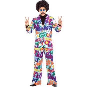 Disfraz de Hombre Hippie Groovy Años 60 - Vestuario Retro 70s