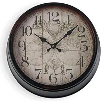 BigBuy Home Reloj De Pared Metal