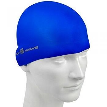 Gorro de natación Mad Wave Metal azul marino