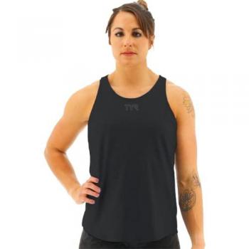 Camiseta Deportiva TYR Airtech sin Mangas Negro Puro Mujer M