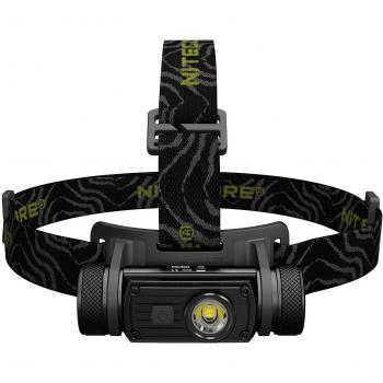 Linterna Frontal Nitecore HC60 - Recargable, 1000 Lúmenes, incluye Batería 18650 de 3400 mAh