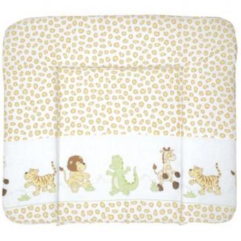 Alfombrilla de cambiador roba de 85x75 cm, coleccion textil roba Safary, suave alfombrilla de cambiador para bebé recubierto con pelicula de PU
