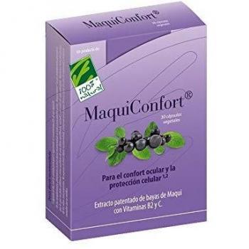 100% Natural  MaquiConfort Confort Ocular y Protección Celular - 30 cápsulas