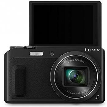 Panasonic Lumix tz57 K Cámara Pack con palo Selfie Negra