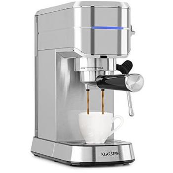 Cafetera Espresso Klarstein Futura 20 Bar 1450W 1,25L Acero Inoxidable