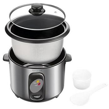 Arrocera Sencor SRM 1000SS - 1 L, 400 W, Acero Inoxidable