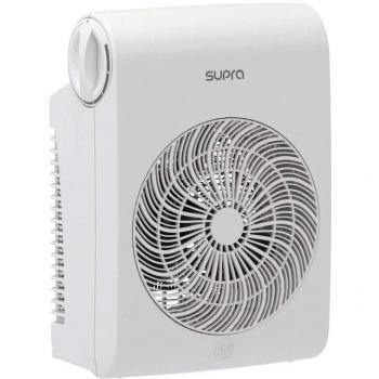 Calentador de ventilador portátil Supra SB20 - 2500W - Blanco - Termostato y 2 velocidades
