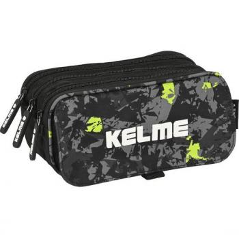 Portatodo Triple Kelme Jungle Negro Gris Lima