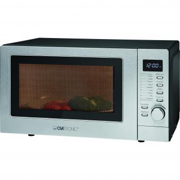 Clatronic MWG 788 H - Microondas con grill y horno convección, capacidad de 20 litros, color plateado