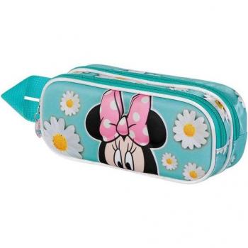 Estuche portatodo doble 3D Minnie Mouse Spring Disney Karactermania azul para niñas