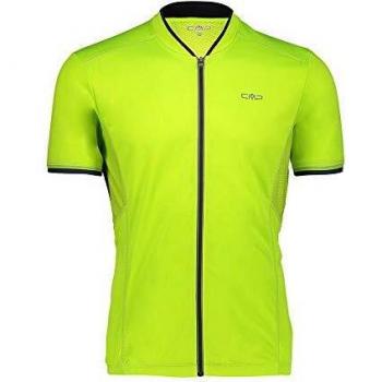 CMP T-Shirt Da Ciclismo Full Zip con Tecnologia Dry Function Camiseta, Hombre, Energy, 50