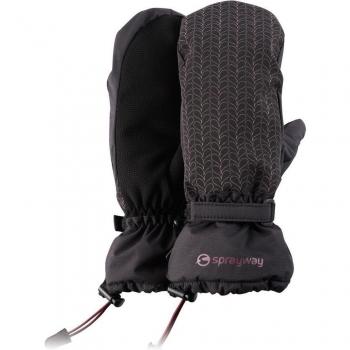 Sprayway Ladies Trek Waterproof Insulated Fleece Polyester Mitt Black