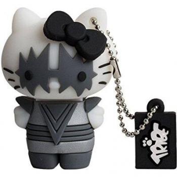 Tribe Hello Kitty Kiss Pendrive - Memoria USB Flash Drive 2.0, de Goma, de 8 GB con Llavero, diseño Spaceman