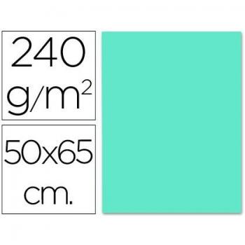 Liderpapel Cartulina 50X65 Cm 240G/M2 Azul Turquesa