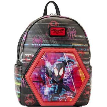 Mochila lenticular Cruzando el Multiverso Spiderman Marvel Loungefly 27cm, tipo: mochila, características: diseño lenticular, temática de Spiderman, marca Loungefly, dimensiones de 27 cm