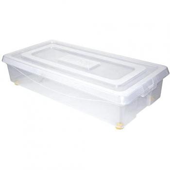 Caja de ordenación Mundibox bajo cama DENOX - FAMESA, tipo de producto: caja de almacenamiento, características: diseño compacto para espacio bajo la cama, fabricada en material resistente, ideal para organización y almacenamiento de ropa y otros obje