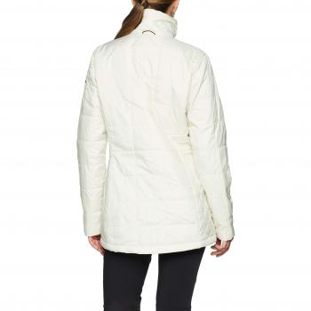 Columbia Carson Pass IC Jacket Chaqueta Impermeable, Mujer, Light Cloud, Talla S