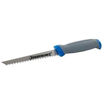Silverline Tools 598533 - Sierra para placas de yeso con mango engomado, Multicolor