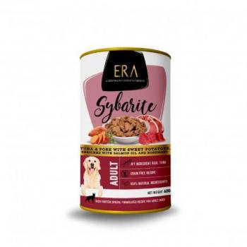 ERA Sybarite Húmedo Adulto Atún y Cerdo con Batatas para Perros 400g