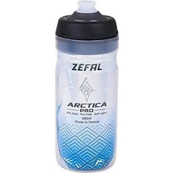 Zéfal Arctica Pro Bidón Isothermico Bicicleta, Unisex Adulto, Azul, 550 ml