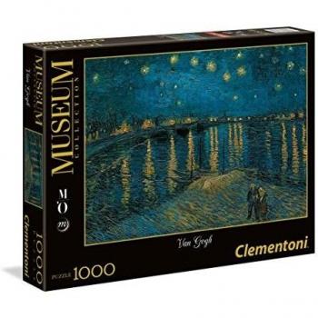 Clementoni 1000-Piece Puzzle - Van Gogh Starry Night on the Rhone - Museum Collection