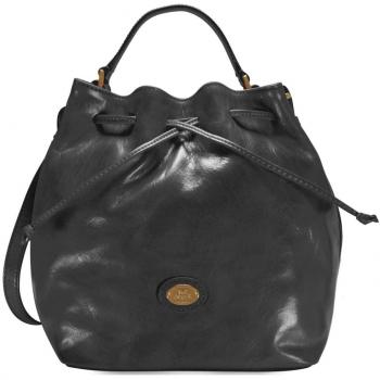 The Bridge Story Donna Leather Bucket Bag 24 cm Black