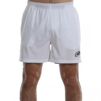 Short Bullpadel Napeo Blanco - Pantalones cortos de pádel, color blanco, diseño moderno, tejido ligero y transpirable, con tecnología de secado rápido y cintura elástica para mayor comodidad