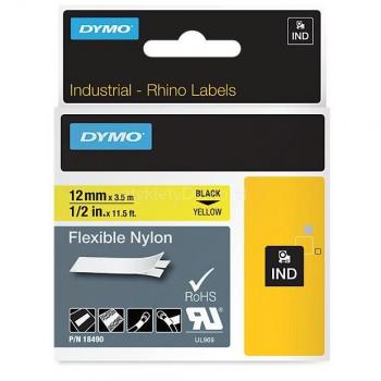 DYMO - 12mm RHINO Flexible Nylon Tape D1