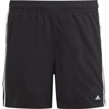 Adidas Bañador Corto 3s Negro Niño - Bañador corto, color negro, diseño de tres franjas características de Adidas, adecuado para niños