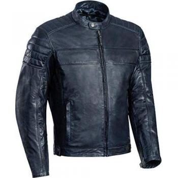 Chaqueta de Moto de Cuero Ixon Spark Azul Talla XL