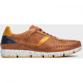 Pikolinos - Zapatillas de piel para hombre XL con elásticos y plantilla acolchada Memory Foam FUENCARRAL M4U