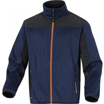 Delta plus - Chaqueta de poliéster, XL, Azul Marino y Naranja, 1