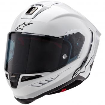 Casco Alpinestars Supertech R10 Carbon Blanco/Negro Mate XS