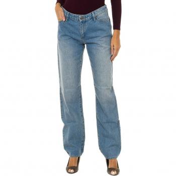 Pantalones tejanos largos con corte recto para mujer de Armani Jeans