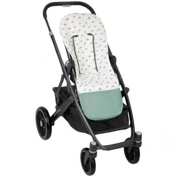 Funda para silla estrecha con diseño de Estanque Ranas en color Verde Musgo