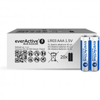 Pilas EverActive LR03 1,5 V AAA - Paquete de 40