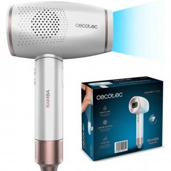 Cecotec Bamba SkinCare IPL Quartz Gun Depiladora de Luz Pulsada 500.000 Disparos Pantalla LCD Rosa, Blanco