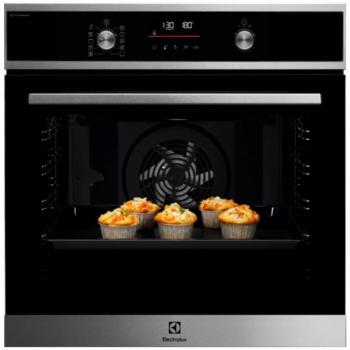 Electrolux EOD6P77X Horno Multifunción Pirolítico con Vapor Añadido, Sonda Térmica, SteamBake, 72 Litros, Clase Energética A+, Acero