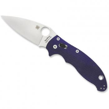 Spyderco Manix 2 Folding Knife, G-10 Handle, Dark Blue, CPM S110V Steel