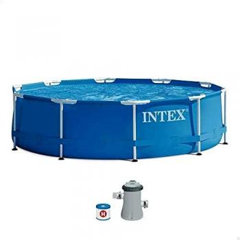 Intex Metal Frame Round Pool Set (3.05m x 0.76m) with Filter Pump